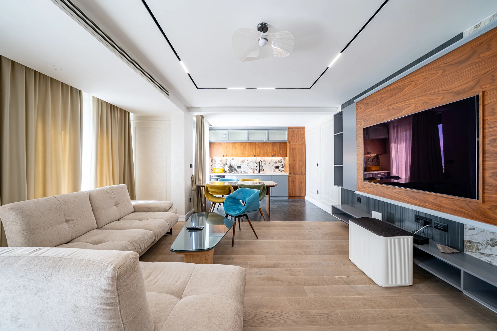 Просторные апартаменты 164 м2 с тремя спальными комнатами