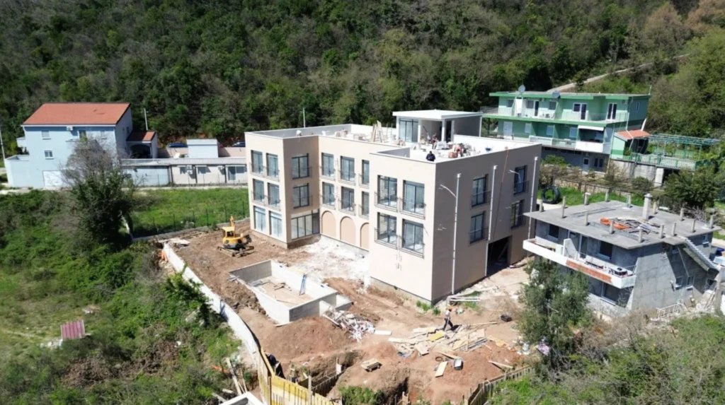 Investment property above Budva with panoramic sea views