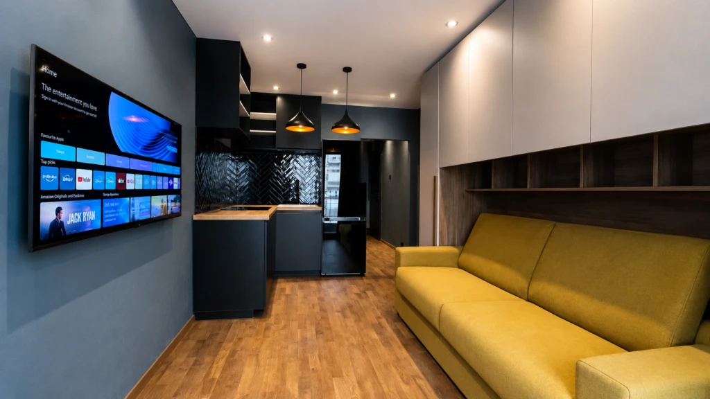 Garsonjera površine 24 m² sa svežim renoviranjem. Budva