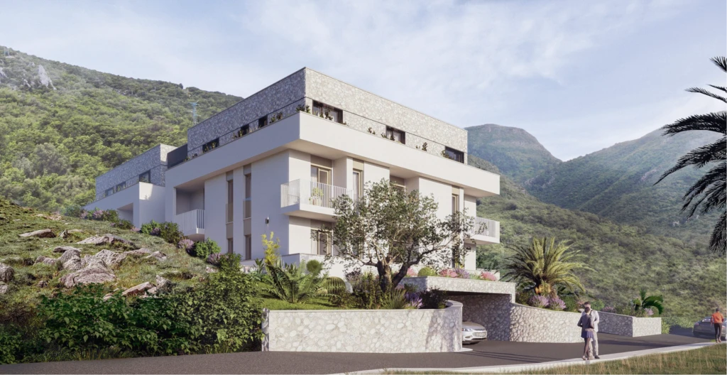 A new smaller-scale residential complex in Lastva Grbaljska