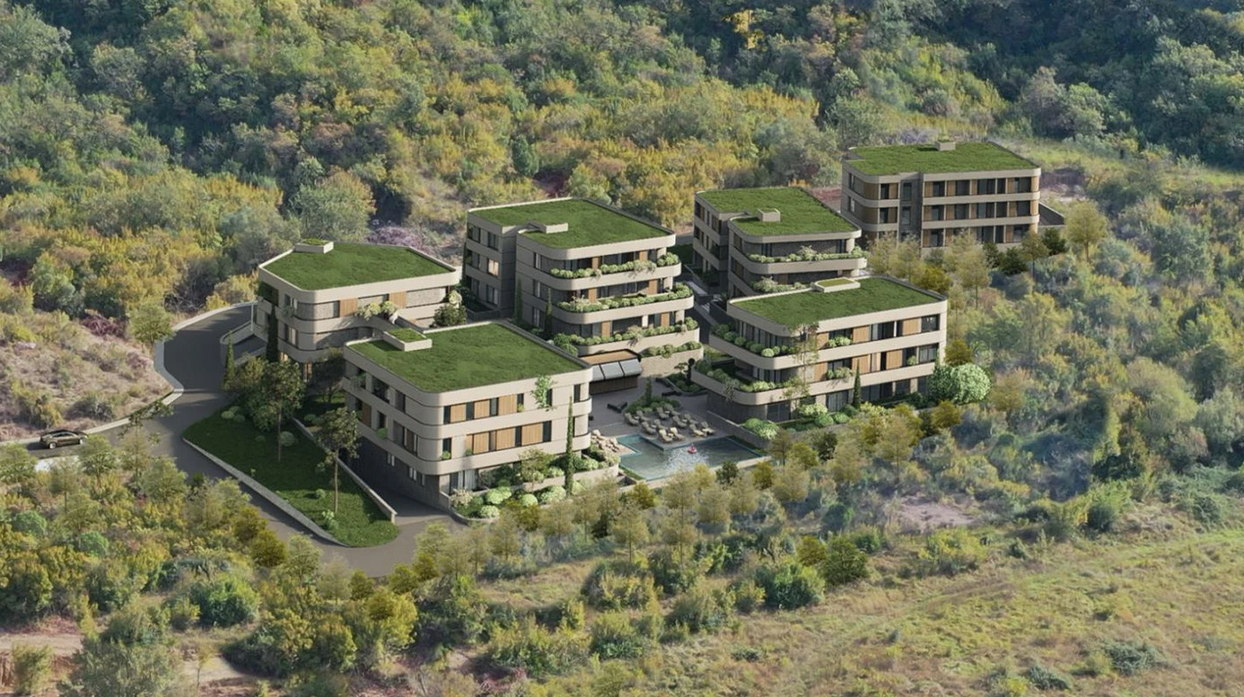 A new residential complex with studio apartments in a greener and quieter part of Lastva Grbaljska